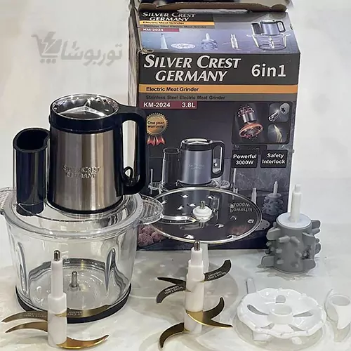خردکن سیلورکرست 6 کاره مدل KM-2024 (3/8 لیتر)